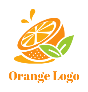 Free Orange Logos Orange Fruit Logo Templates Logodesign Net