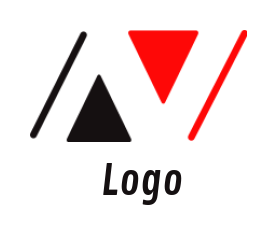 Design a Letter N logo in square shape