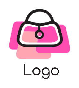 apparel logo online line hand bag - logodesign.net