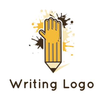 generate an arts logo line style pencil and hand - logodesign.net
