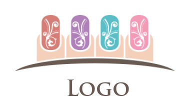 Download 100 Best Nail Spa Logos Try Free Make A Nail Salon Logo