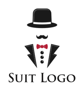 Free Suit Logos | Tuxedo Suit Logo Maker | LogoDesign.net