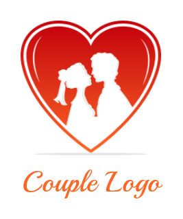 Attractive Couple Logos Lovers Logo Maker