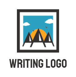 writing logo