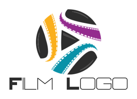 media logo of play button inside the film reel