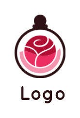 Luxury Perfume Logo For Cosmetics And Perfumes Unique Bottle