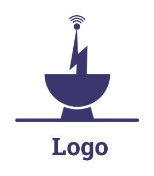 satellite dish logo