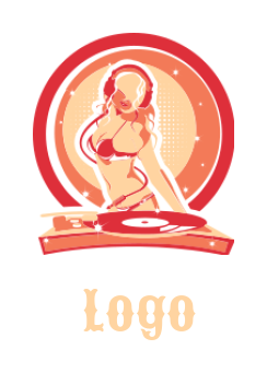 female dj logos