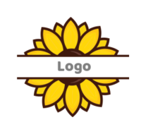 Free Sunflower Logos | DIY Sunflower Logo Maker | LogoDesign.net