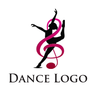dancing logo design