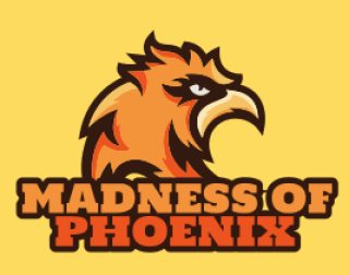 animal logo symbol phoenix face mascot