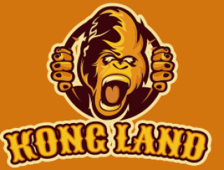 animal logo icon screaming gorilla mascot
