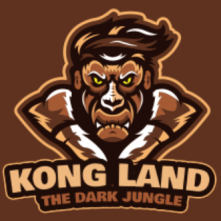 games logo angry baboon mascot