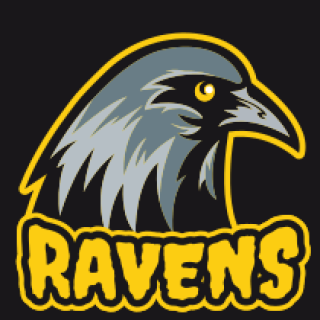 Raven Head Mascot Logo Template By 